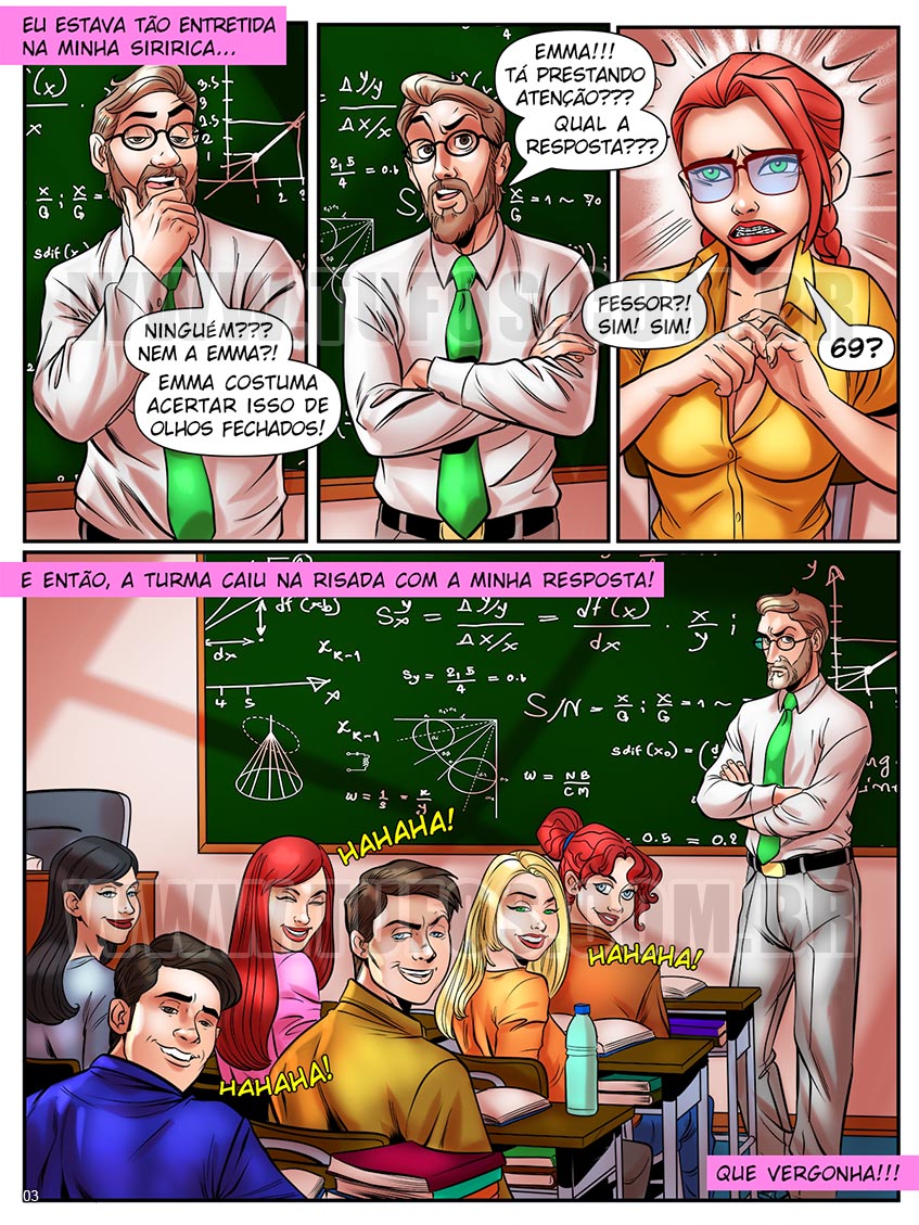 A Nerd Ninfomaníaca - Buceta de estudos - 03