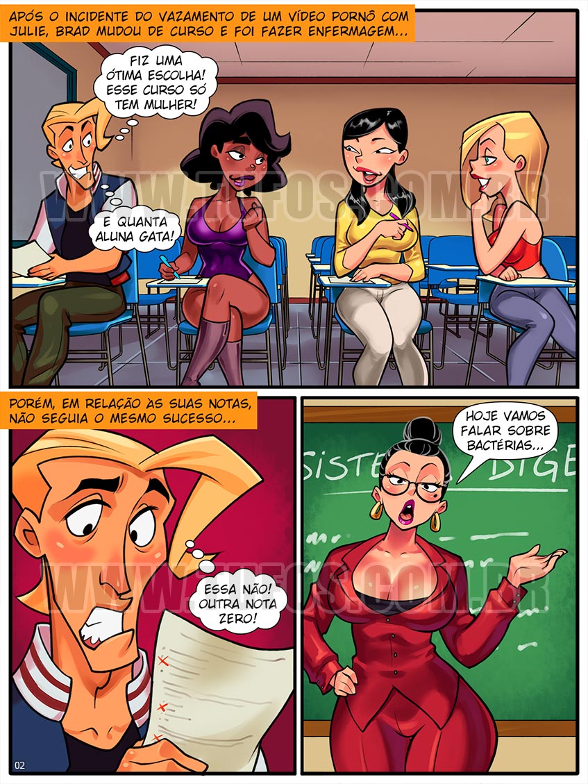 Galera da Facul - Aula de anatomia - 02