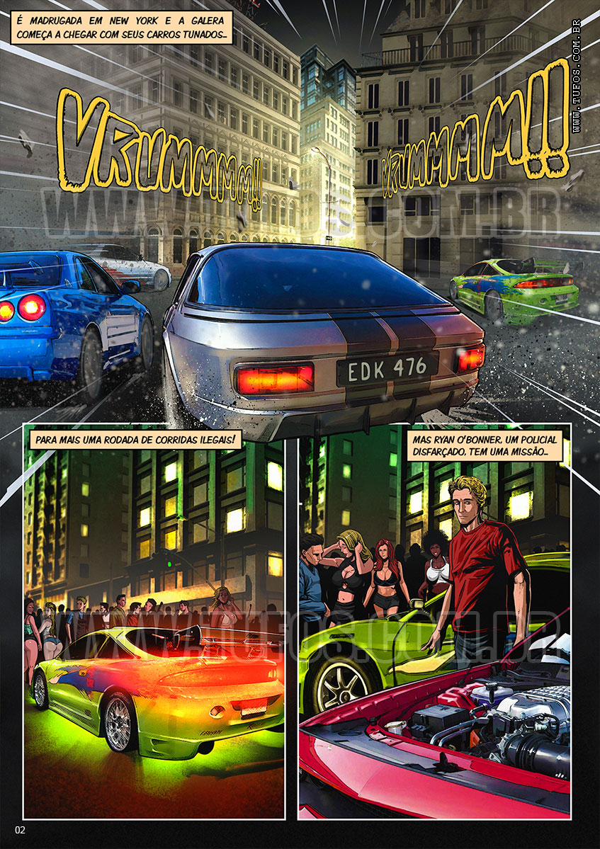 Hollywood em Quadrinhos - Velozes e Furiosos - 02