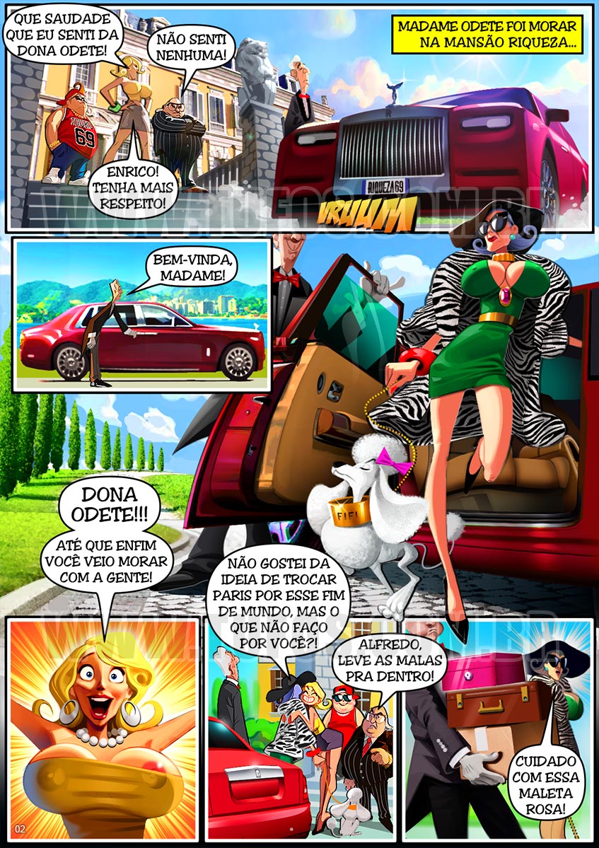 Mansão Riqueza - A esmeralda da madame - 02