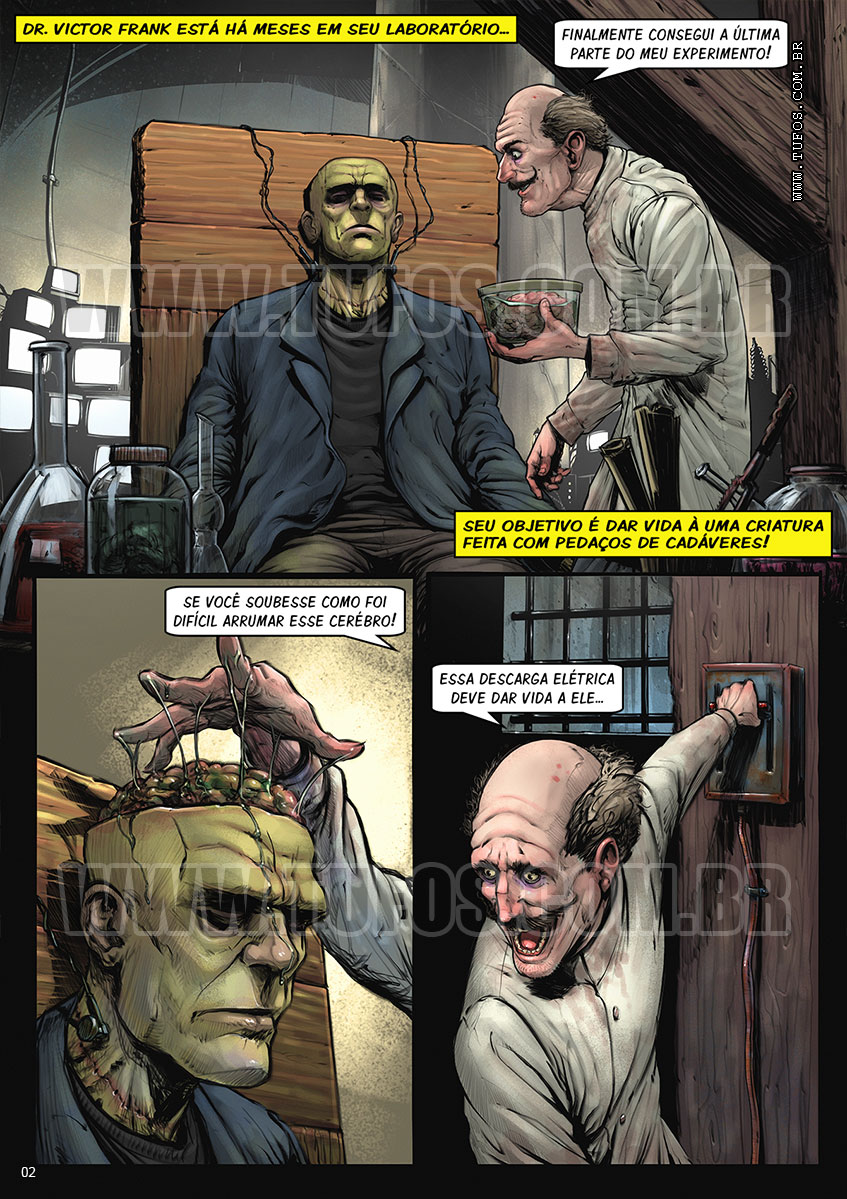 Gangue dos Monstros - Frankstein - 02