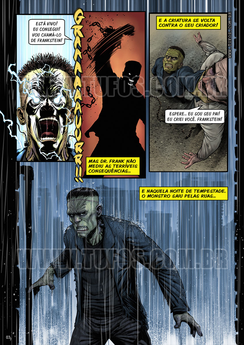 Gangue dos Monstros - Frankstein - 03