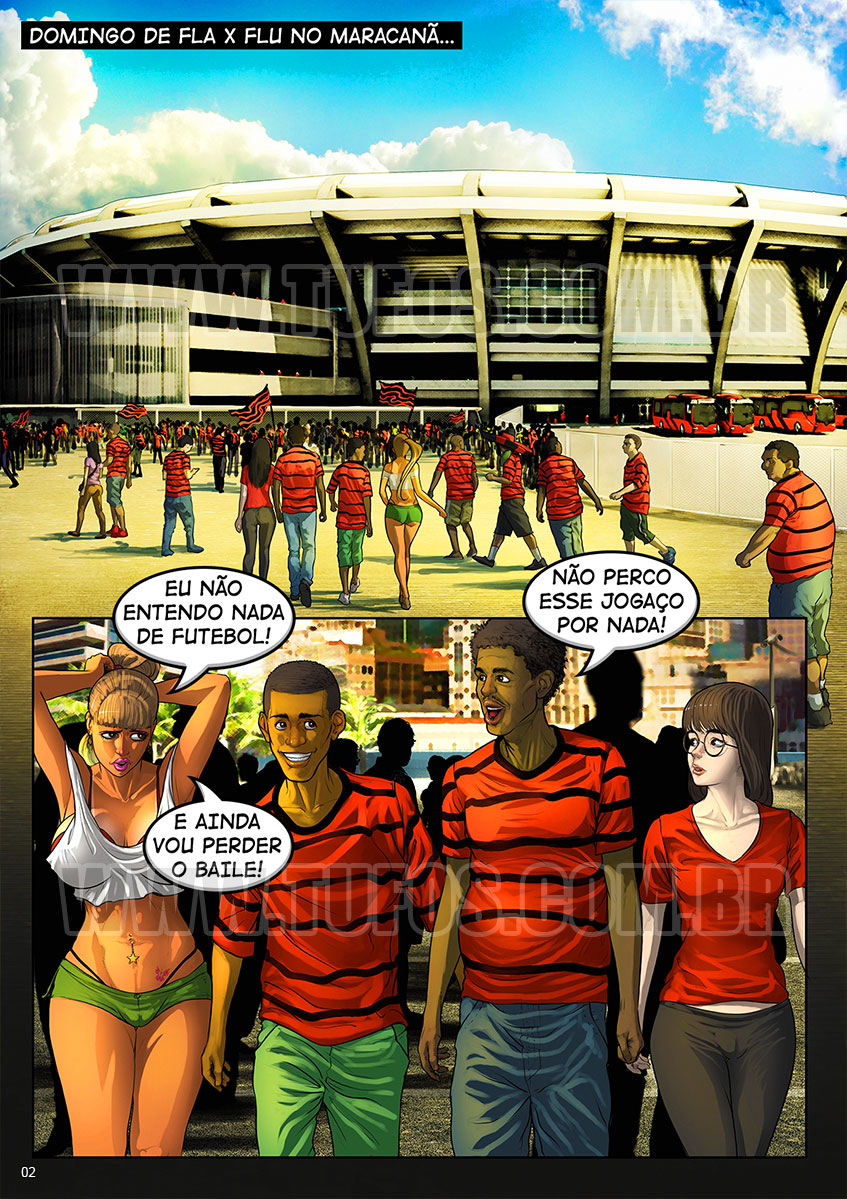 Os Favelas - Fla x Flu no Maracanã - 02