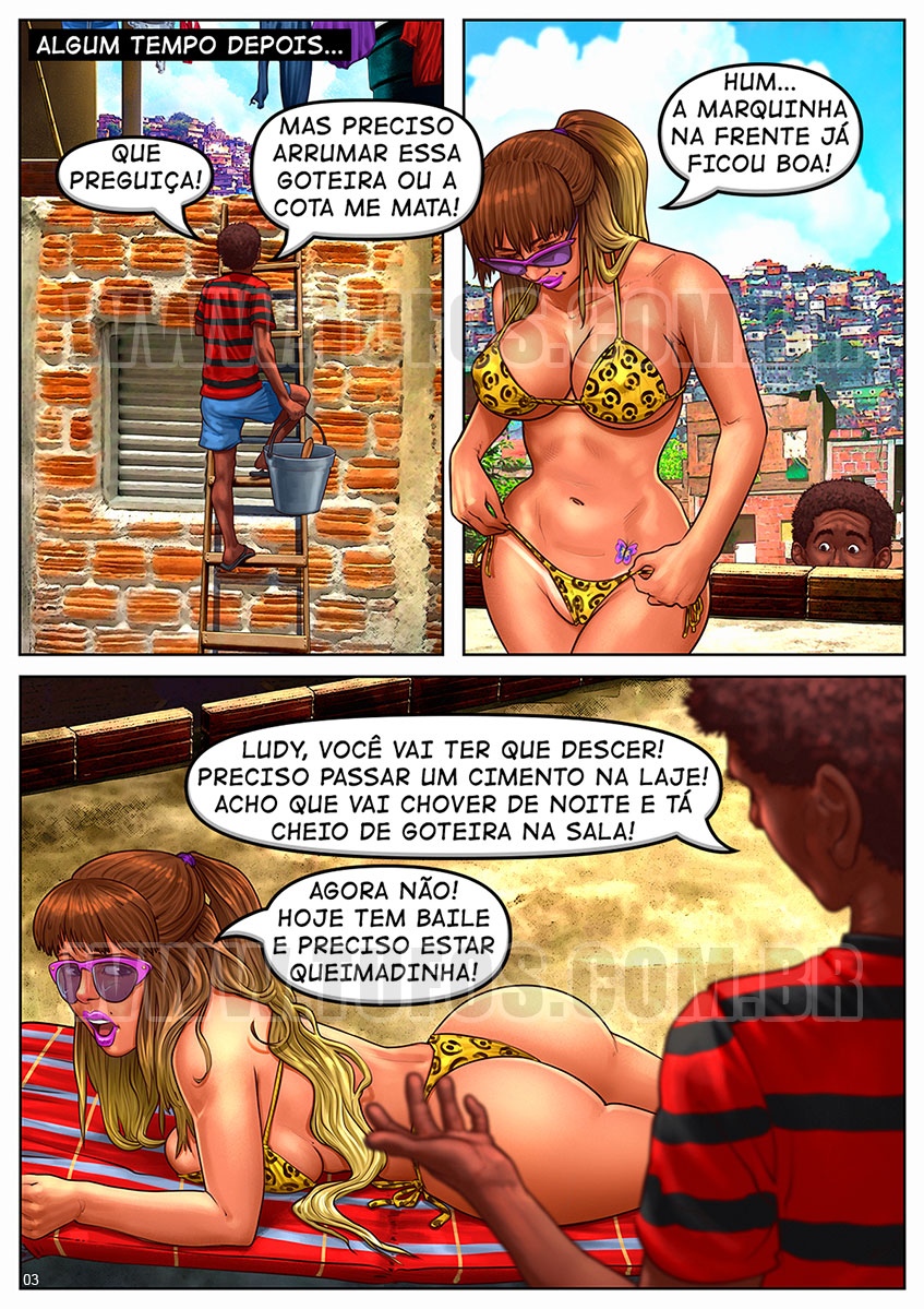 Os Favelas - Tomando sol na laje - 03