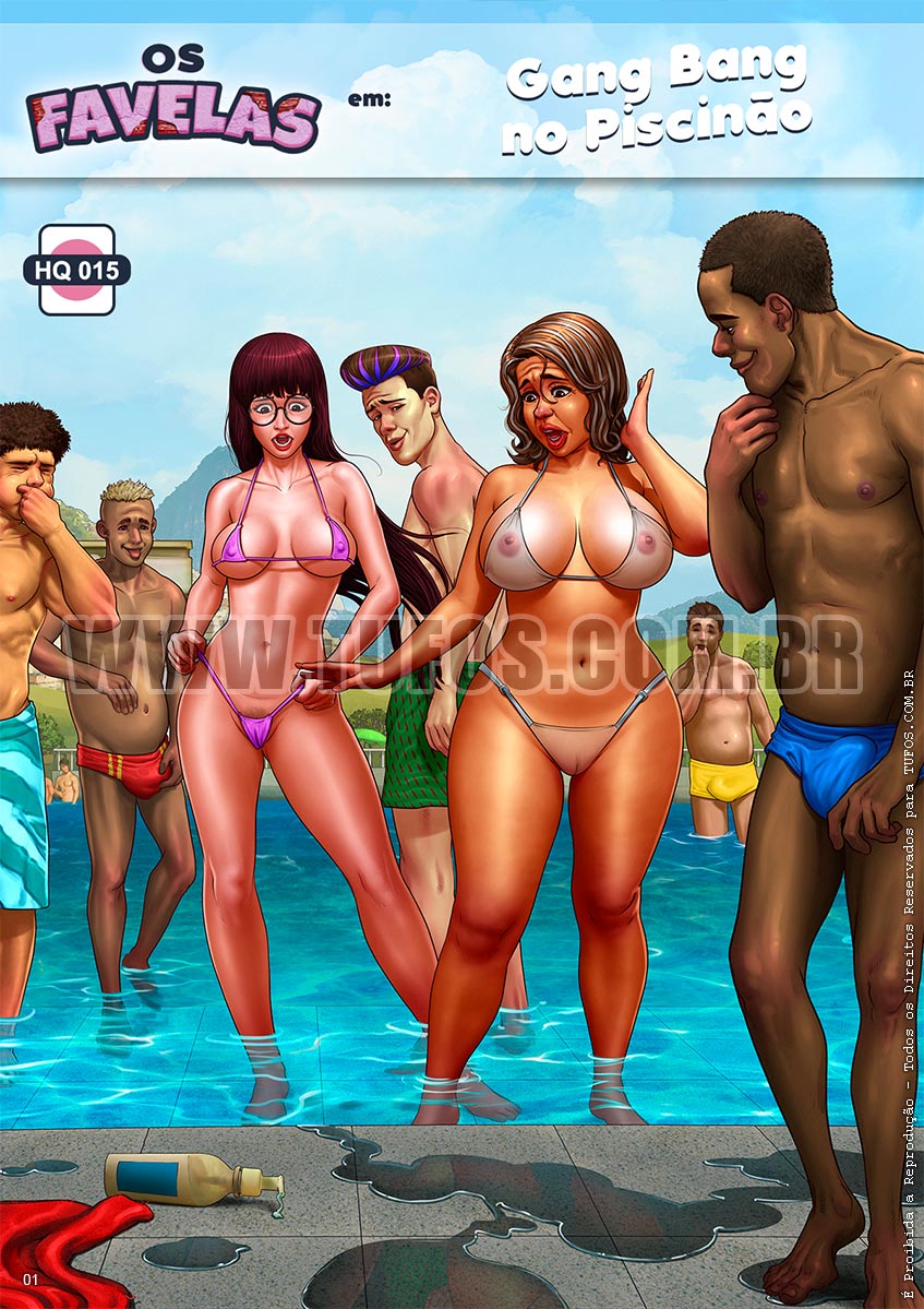 Os Favelas - Gang Bang no piscinão - 01