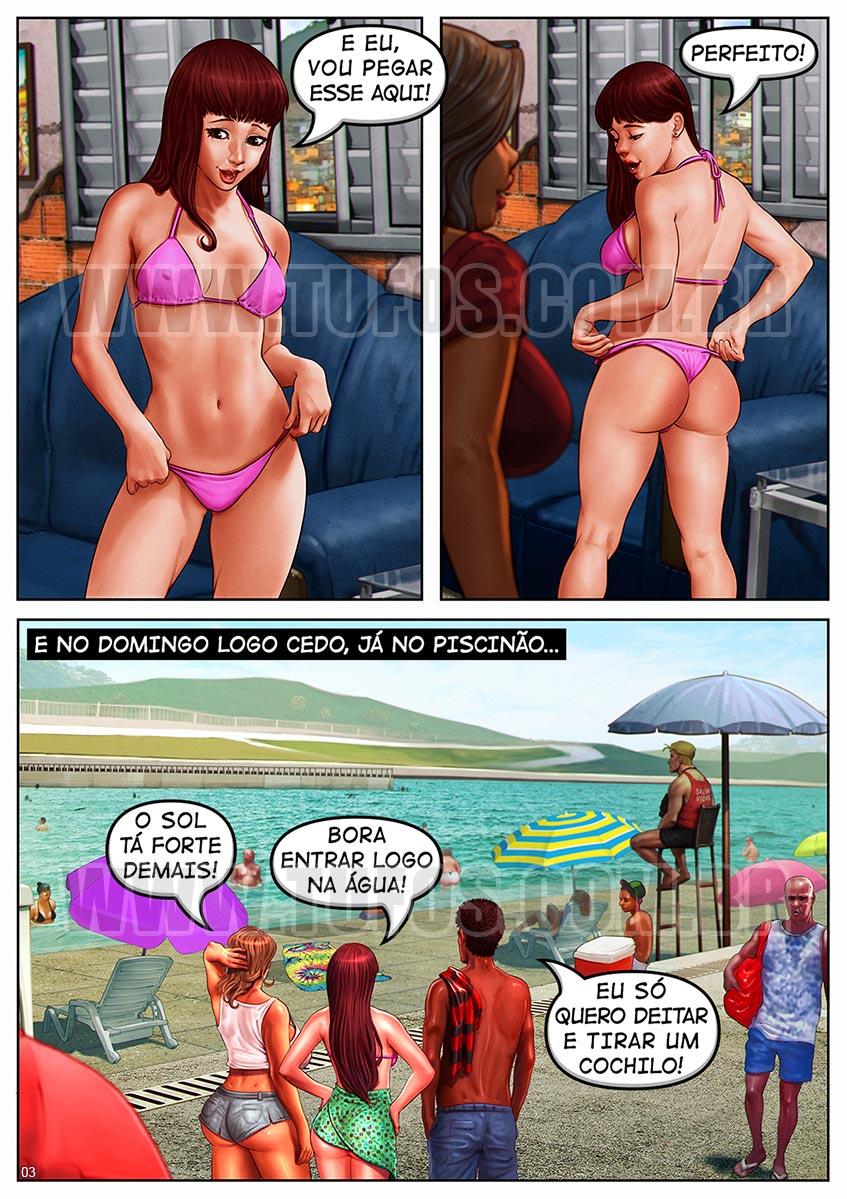 Os Favelas - Gang Bang no piscinão - 03