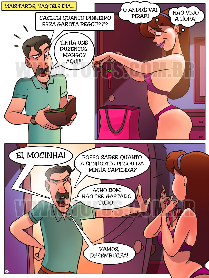 Família Sacana - As calcinhas da Aninha - 05