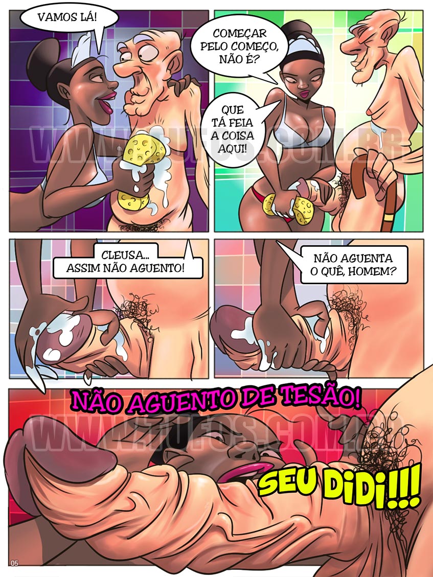 Família Sacana - Dando banho no Seu Didi - 05