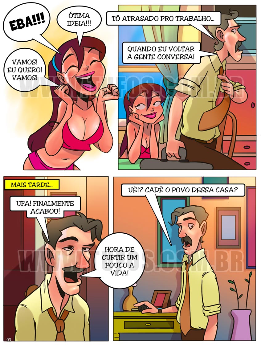 Família Sacana - Na praia de nudismo (Parte 01) - 03