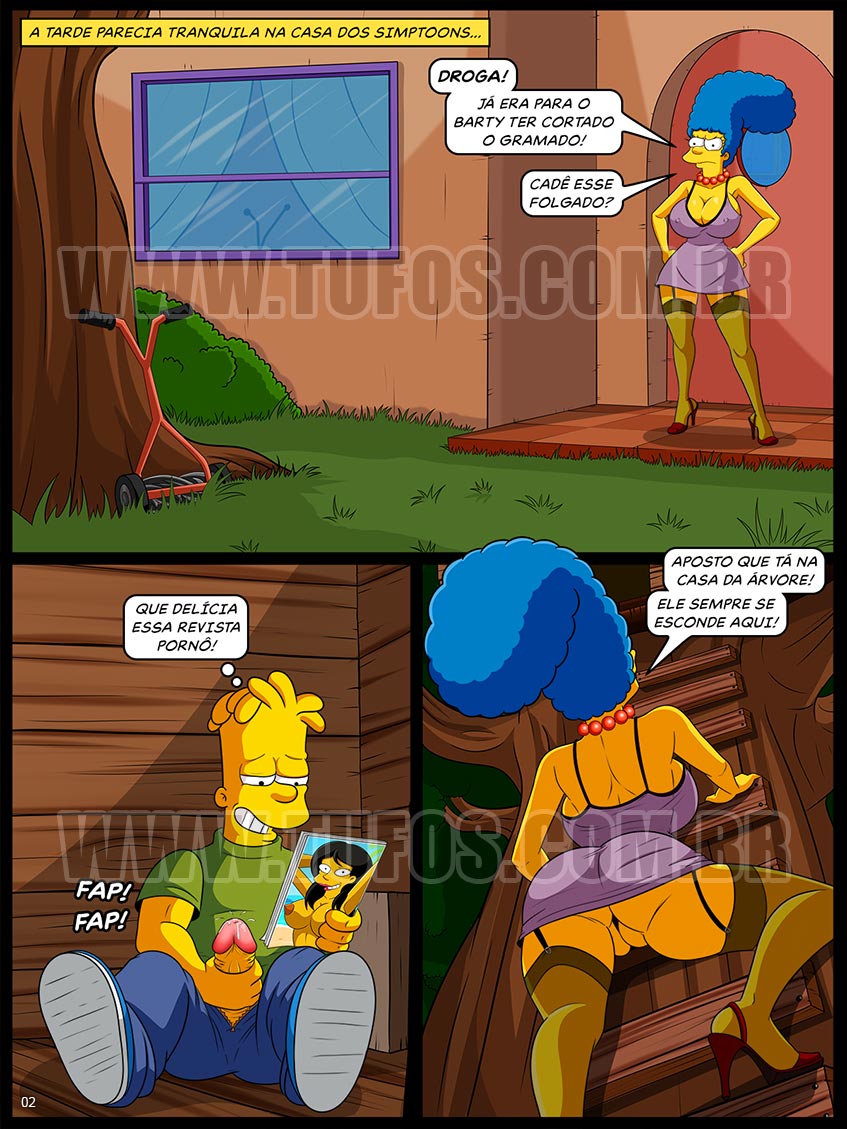 Os Simptoons - Trepando na casa da árvore - 02