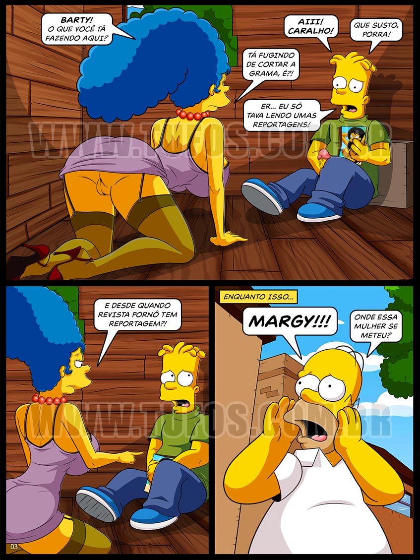 Os Simptoons - Trepando na casa da árvore - 03