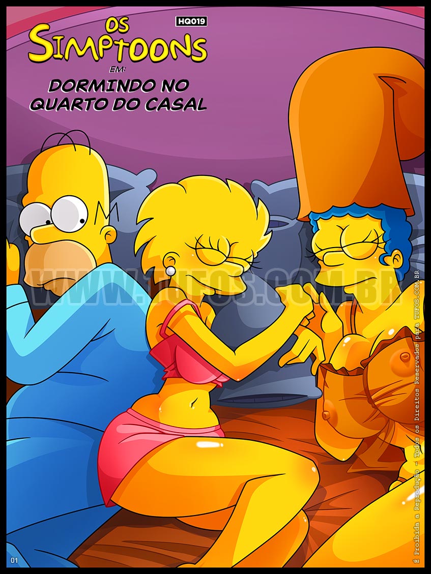 Os Simptoons - Dormindo no quarto do casal - 01