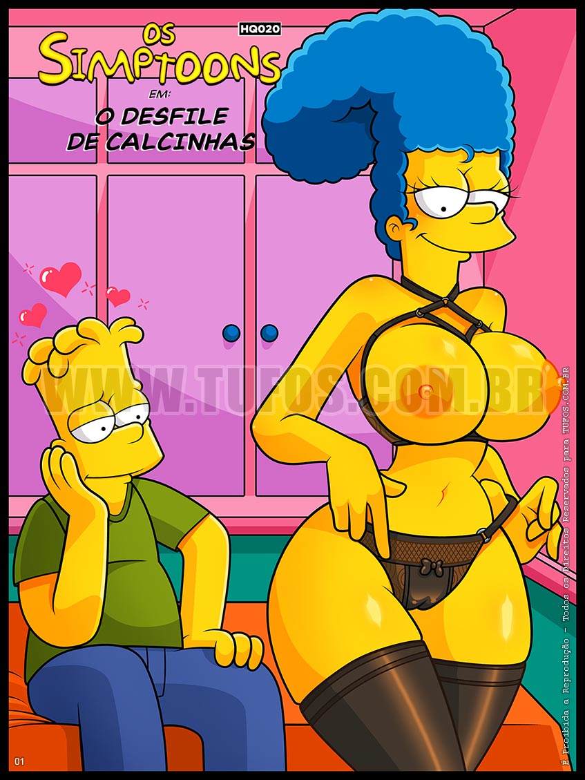 Os Simptoons - O desfile de calcinhas - 01