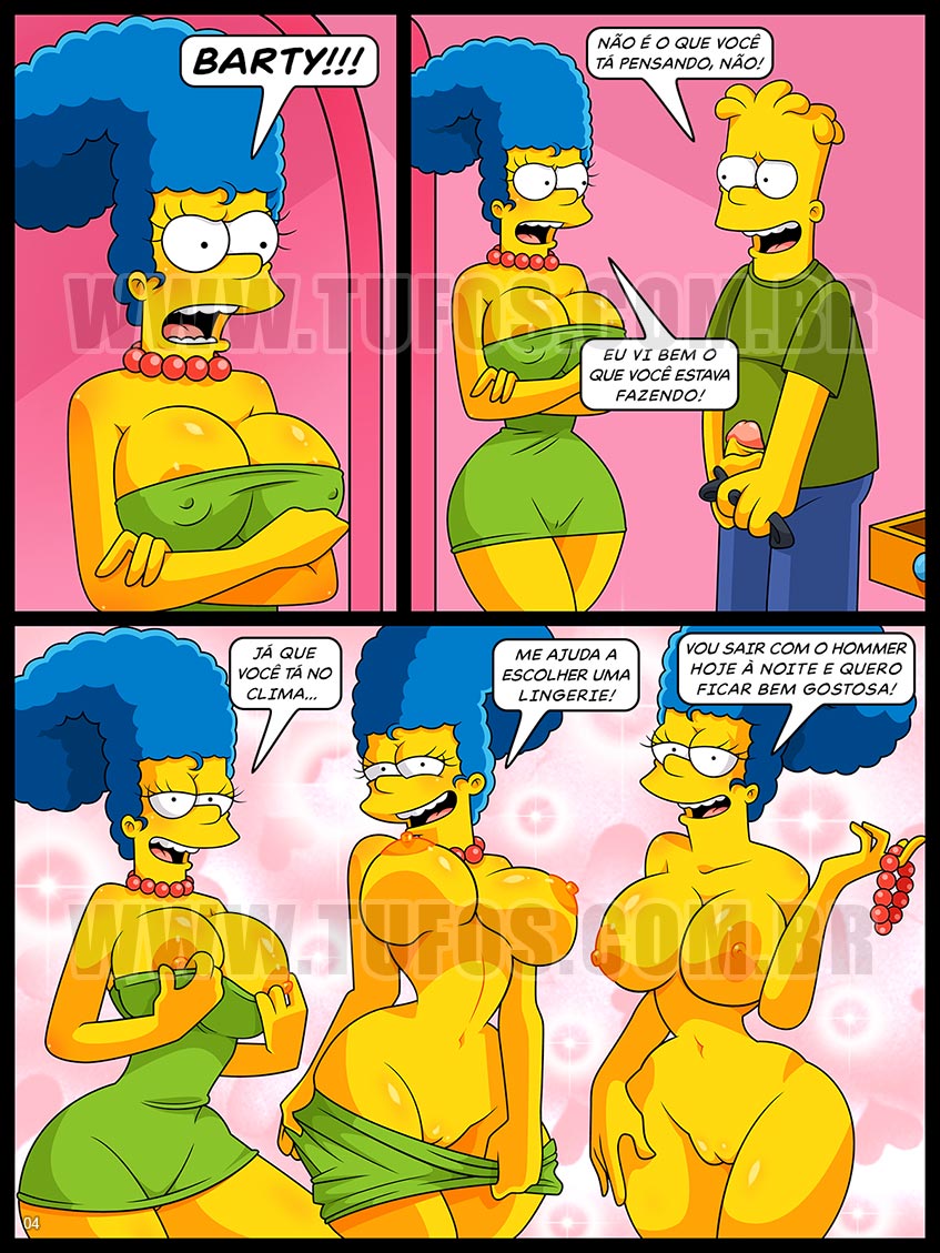 Os Simptoons - O desfile de calcinhas - 04