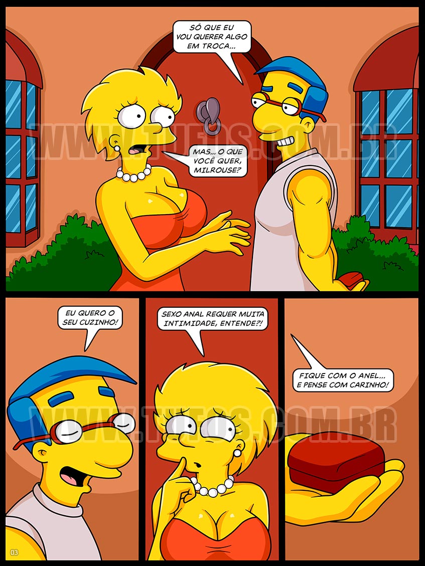 Os Simptoons - O valioso anel de diamantes - 03