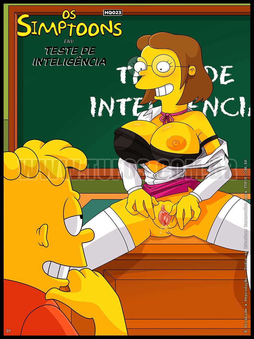 Os Simptoons - Teste de inteligência - 01
