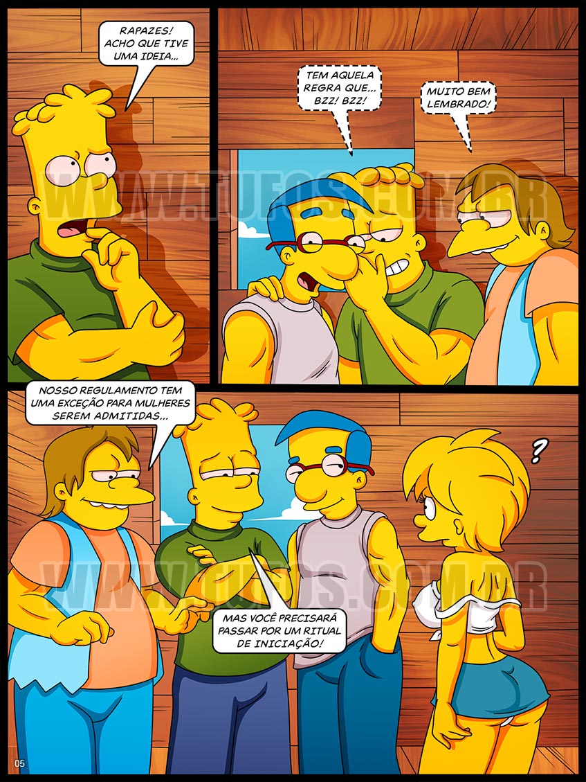 Os Simptoons - Clube dos homens - 05