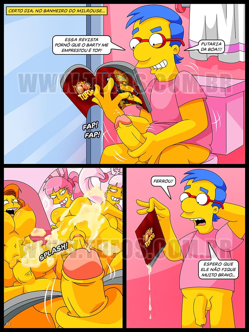 Os Simptoons - A coleção de revistas pornô - 02