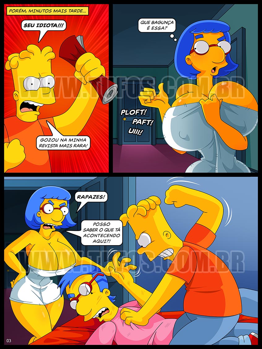 Os Simptoons - A coleção de revistas pornô - 03