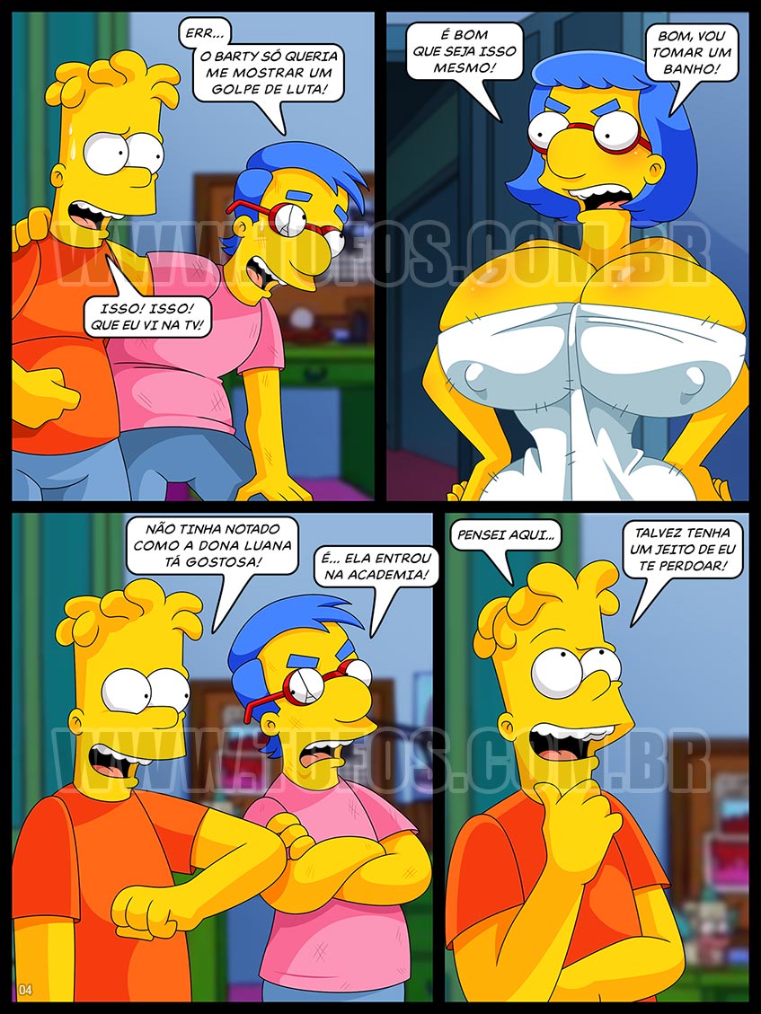 Os Simptoons - A coleção de revistas pornô - 04