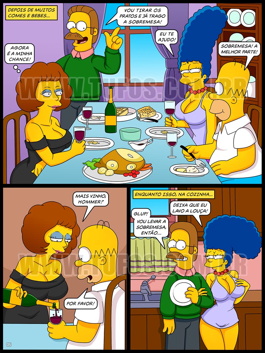 Os Simptoons - Troca-troca entre vizinhos - 05