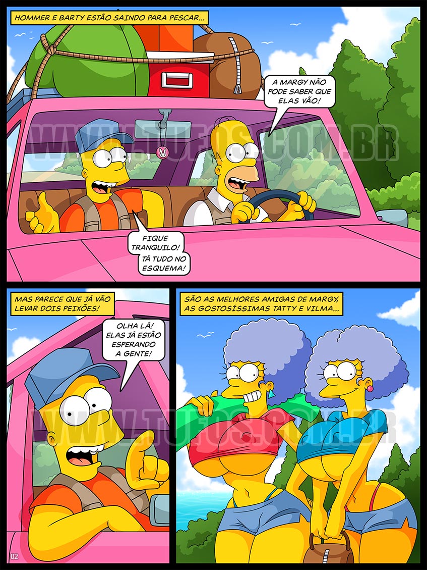 Os Simptoons - Putaria na pescaria - 02