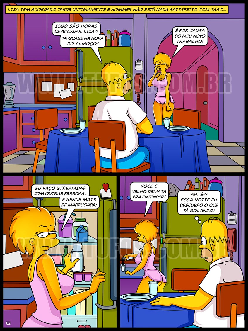 Os Simptoons - Sexo ao vivo na webcam - 02