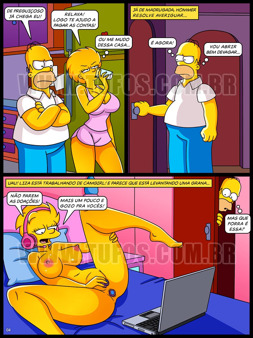 Os Simptoons - Sexo ao vivo na webcam - 04