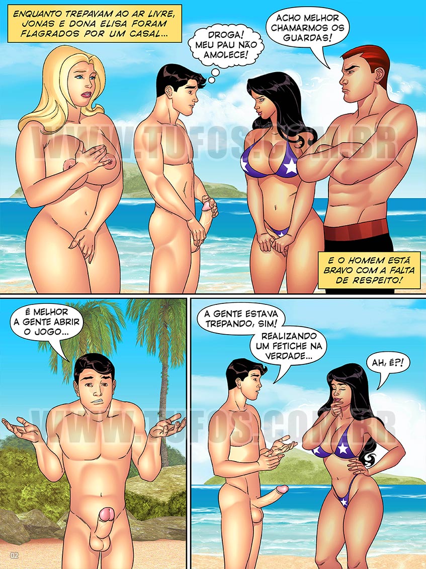 Tia, Primas e Cia - Curtindo férias na praia (Parte 03) - 02